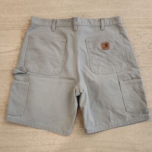 Carhartt Gray Shorts Durable Cotton
